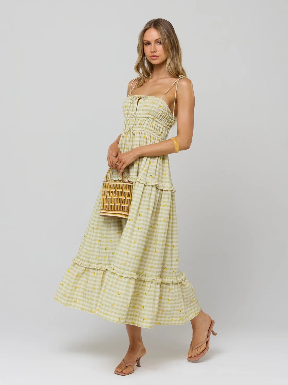 Resa Olivia Dress in Cotton Zest